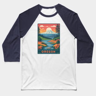 Oregon Vintage Design Baseball T-Shirt